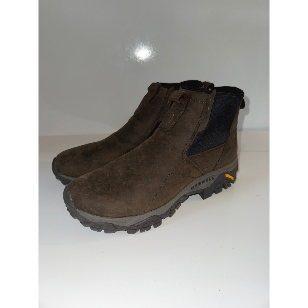Merrell Moab Adventure Chelsea Waterproof Dark Brown Boots J88453 Mens 10